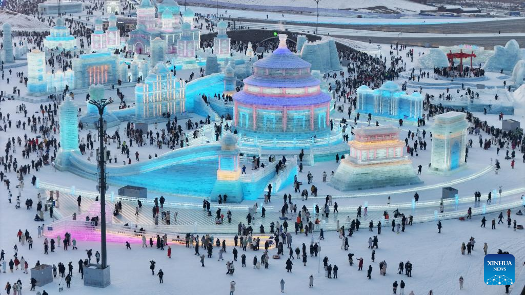 World's largest ice-and-snow theme park opens on Winter Solstice in China's 