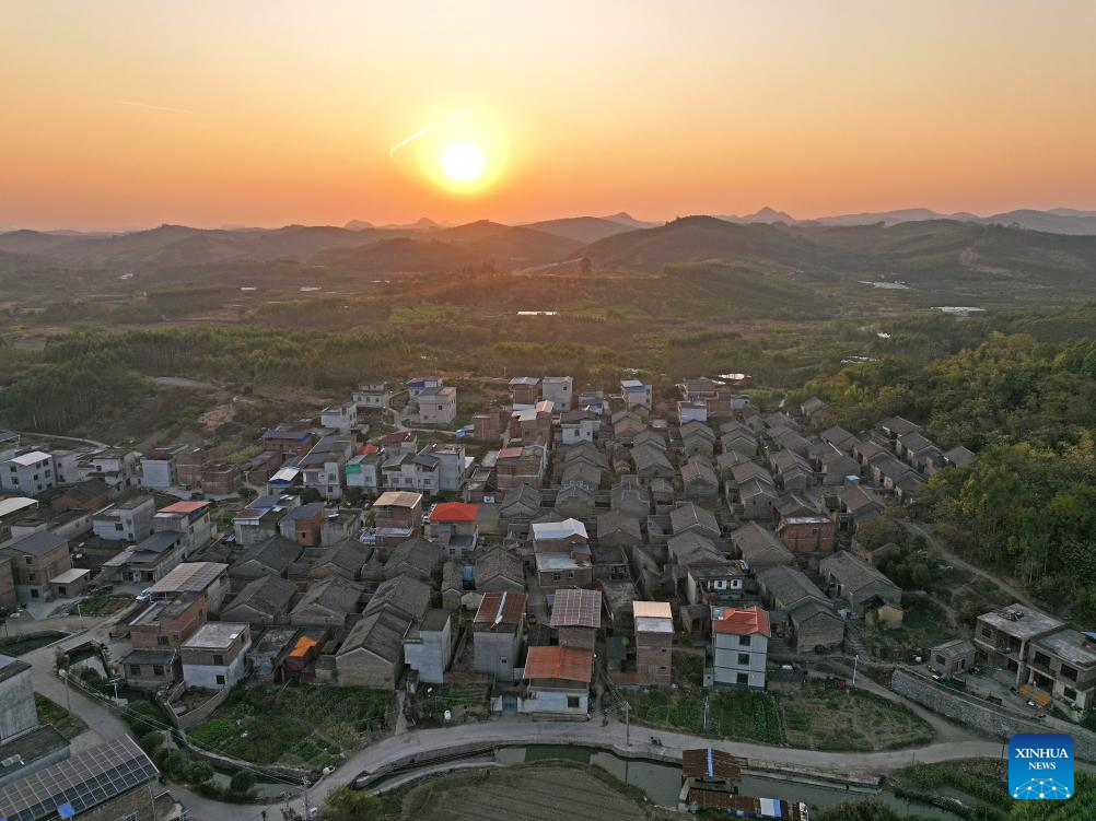 View of Longteng Hamlet in south China's Guangxi