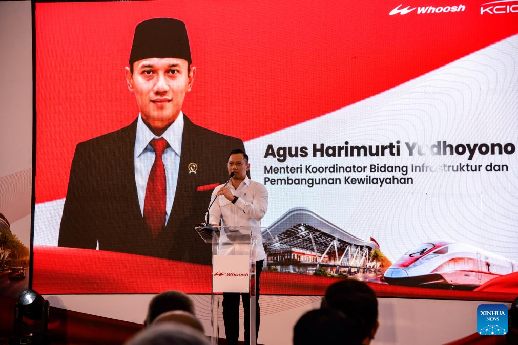 Karawang Station on Indonesia's Jakarta-Bandung high-speed railway officially opens