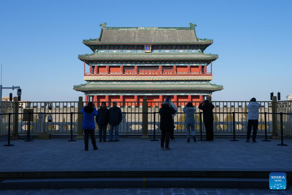 Zhengyangmen Archery Tower in Beijing reopens to public