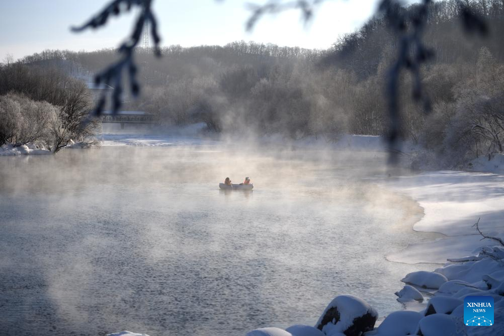 Scenery at scenic spot in Wudalianchi City of China's Heilongjiang