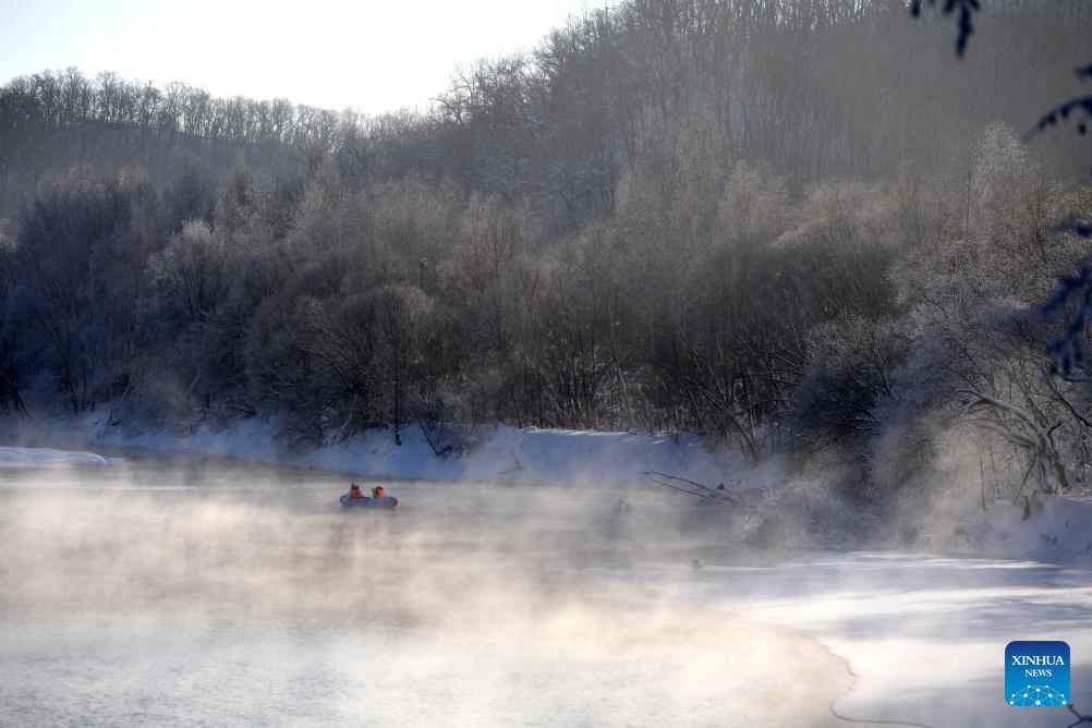 Scenery at scenic spot in Wudalianchi City of China's Heilongjiang