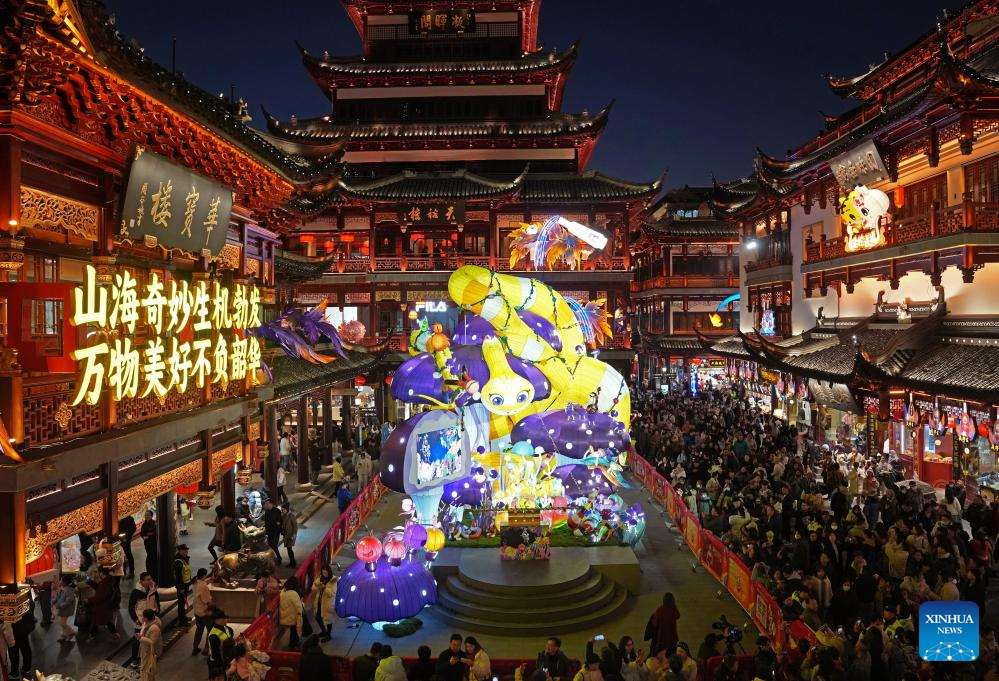 Yuyuan Garden Lantern Festival opens in Shanghai