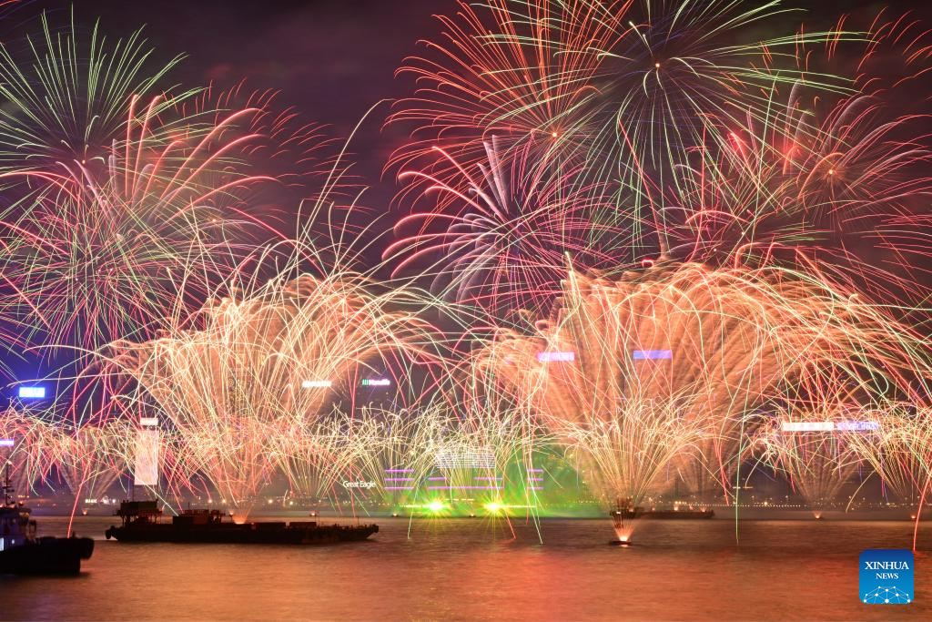 Celebration of new year held in Hong Kong