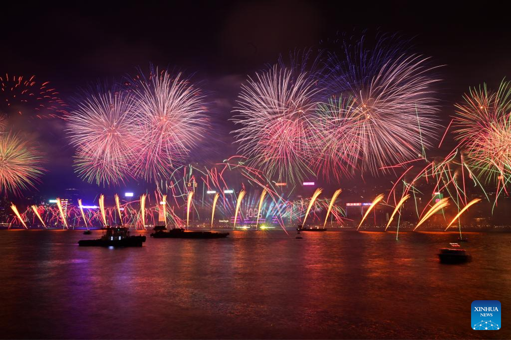 Celebration of new year held in Hong Kong