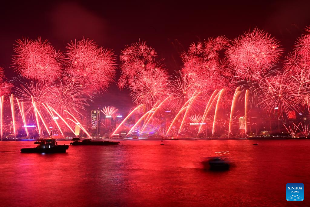 Celebration of new year held in Hong Kong