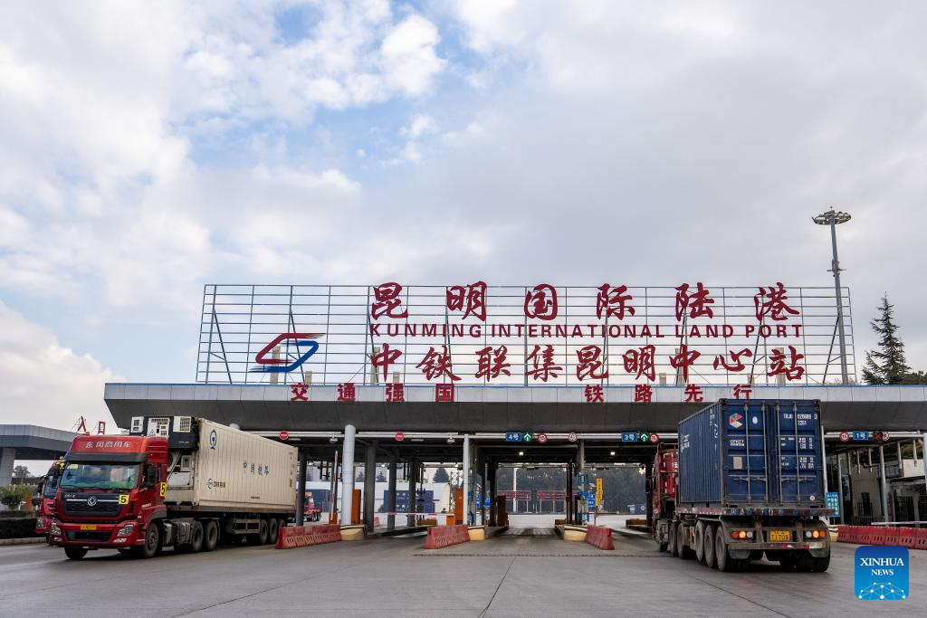 Cargo throughput of China-Laos Railway exceeds 50 mln tons