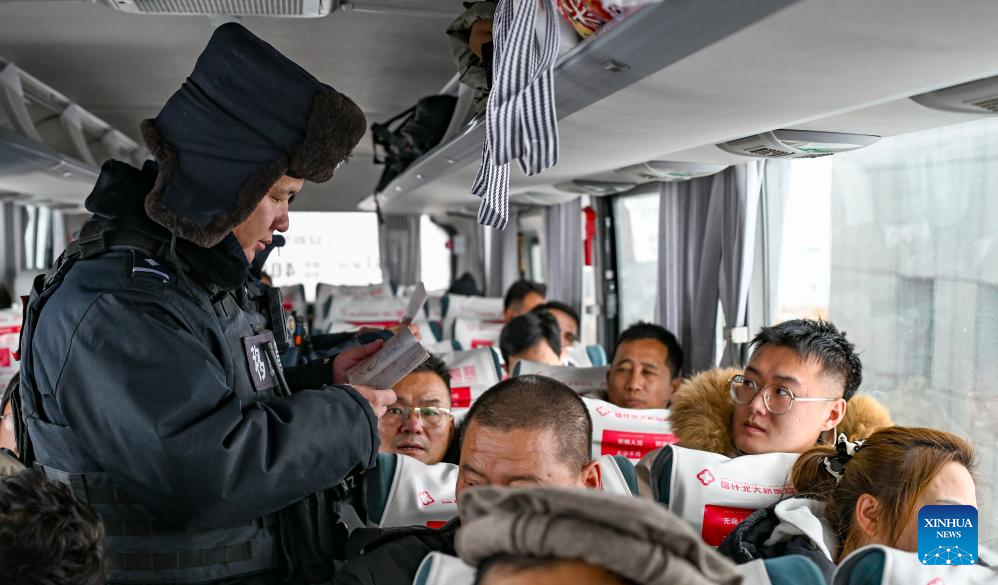 In pics: first working day of 2025 at Khunjerab Pass in China's Xinjiang