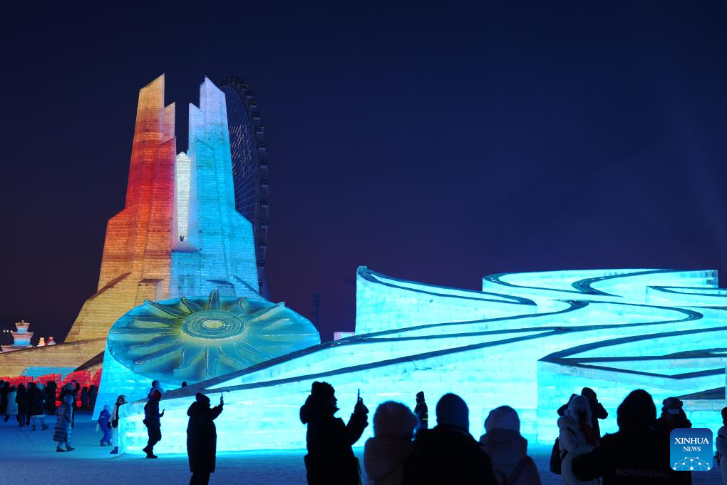 41st Harbin Int'l Ice and Snow Festival kicks off