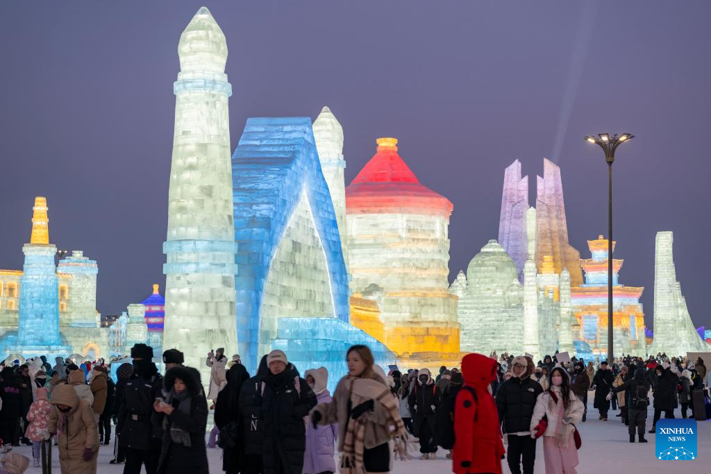 41st Harbin Int'l Ice and Snow Festival kicks off