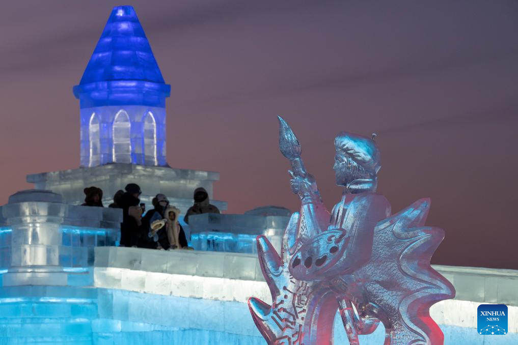 41st Harbin Int'l Ice and Snow Festival kicks off