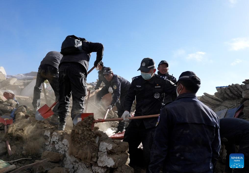 All-out rescue efforts underway following Xizang 6.8-magnitude quake