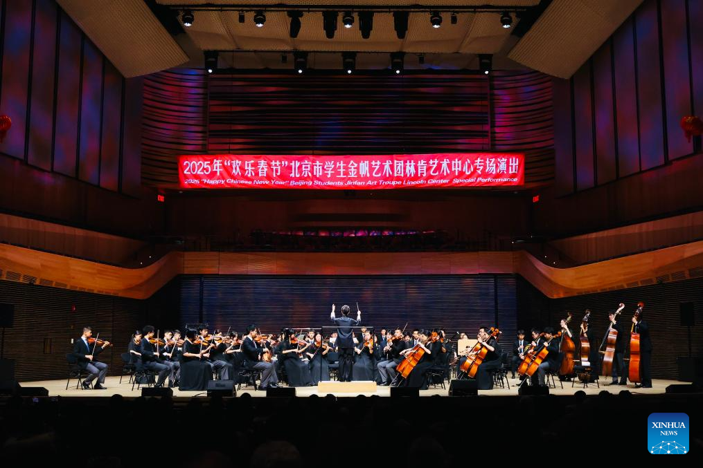 Chinese, UN school art youths celebrate Spring Festival with performance in NYC