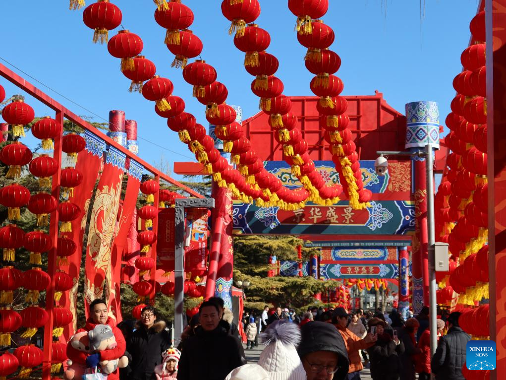 People enjoy Spring Festival holiday across China