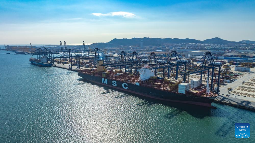 New container shipping route connects Dalian with the Mediterranean