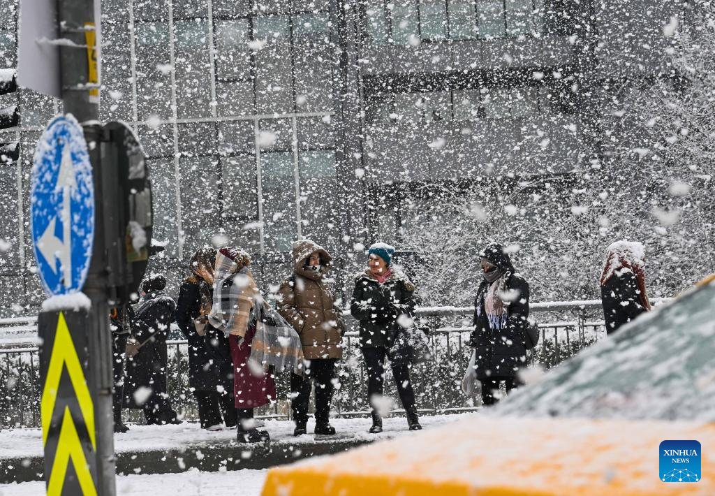 Istanbul undergoes heavy snowfall