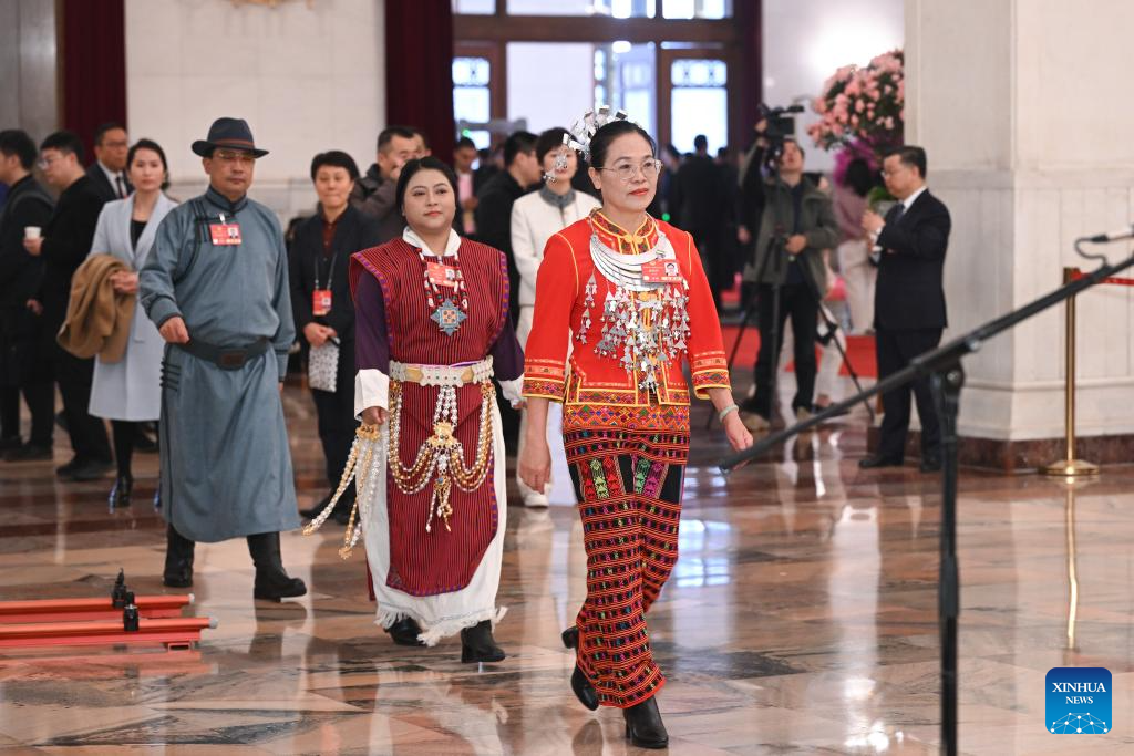 CPPCC members attend group interview ahead of closing meeting