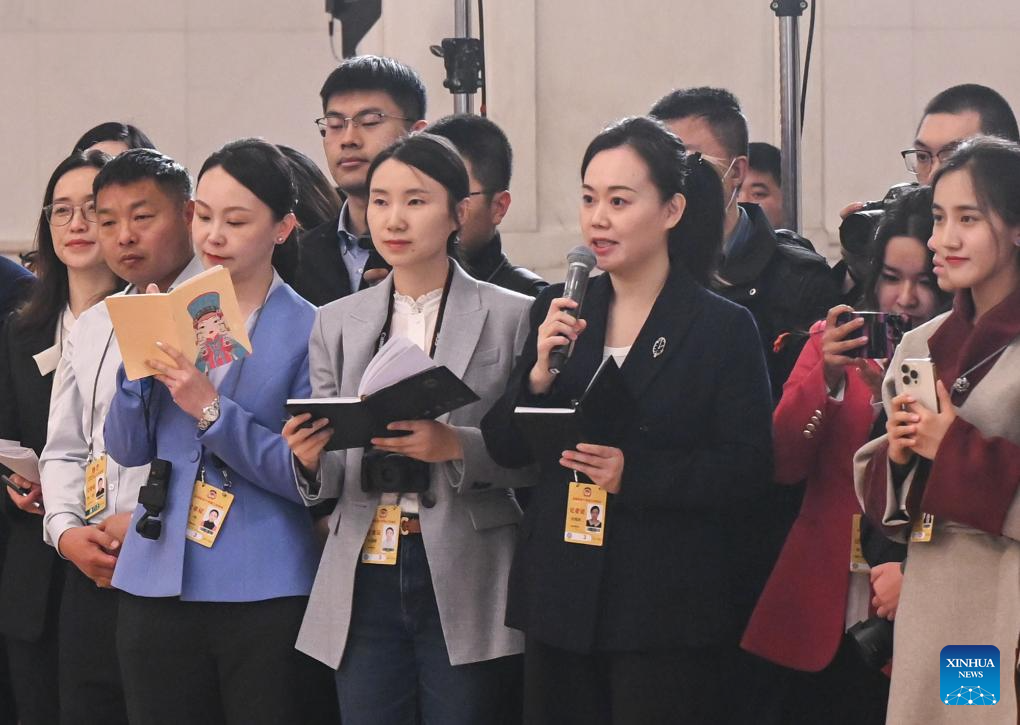 CPPCC members attend group interview ahead of closing meeting