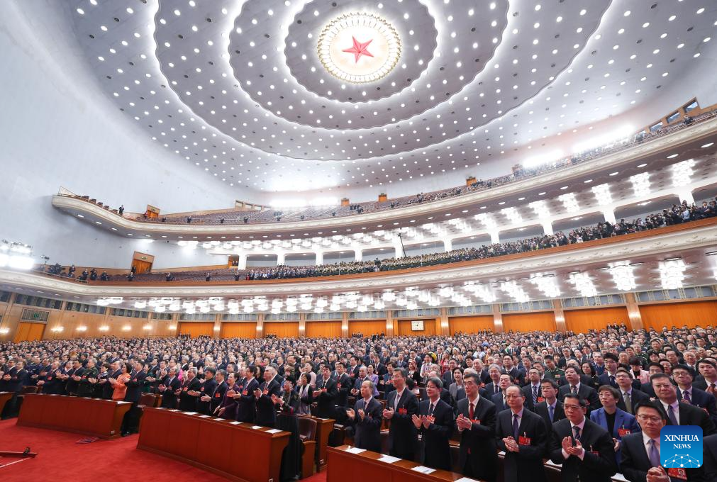 China's top political advisory body holds closing meeting of annual session