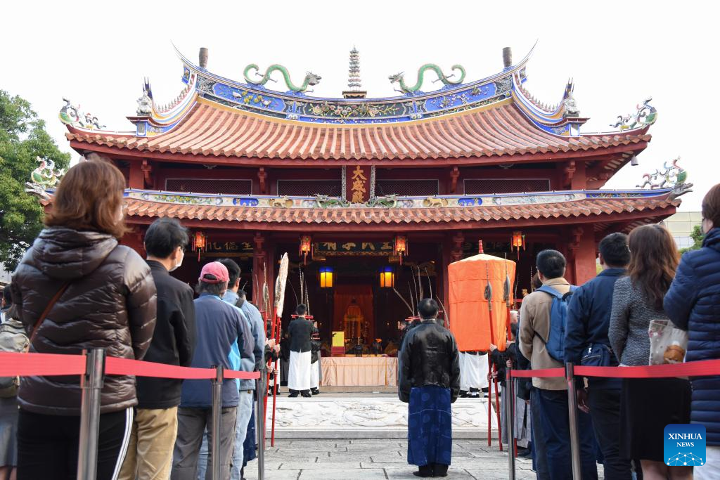 Ceremony held in Tainan in southern Taiwan to honor Confucius