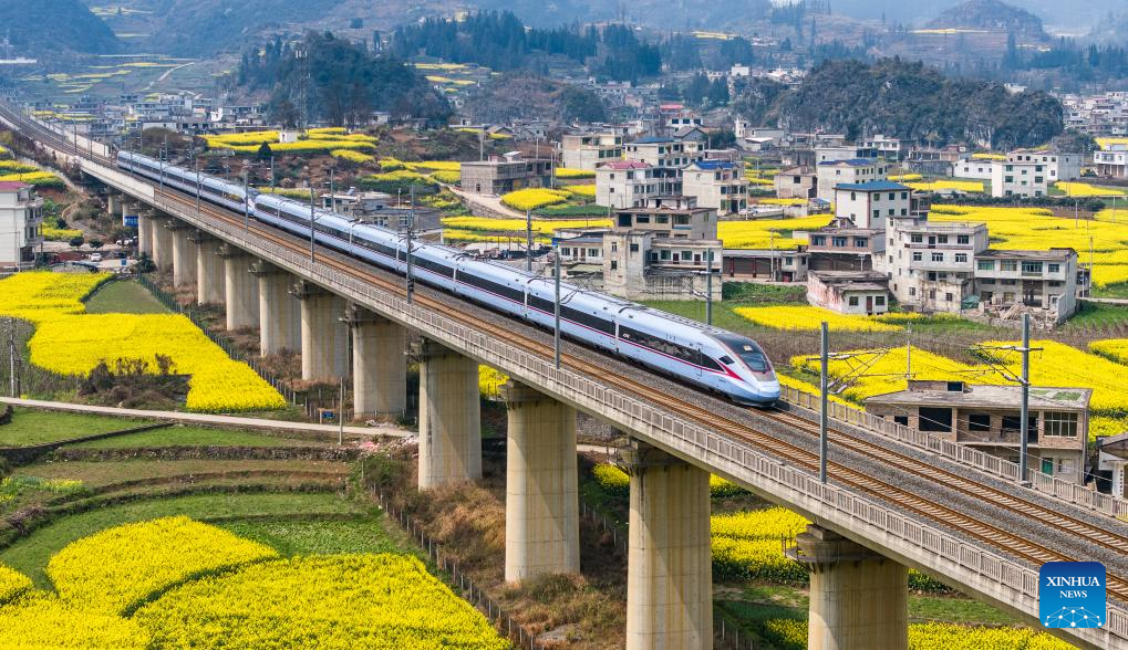 Spring scenery of Puding County, SW China's Guizhou
