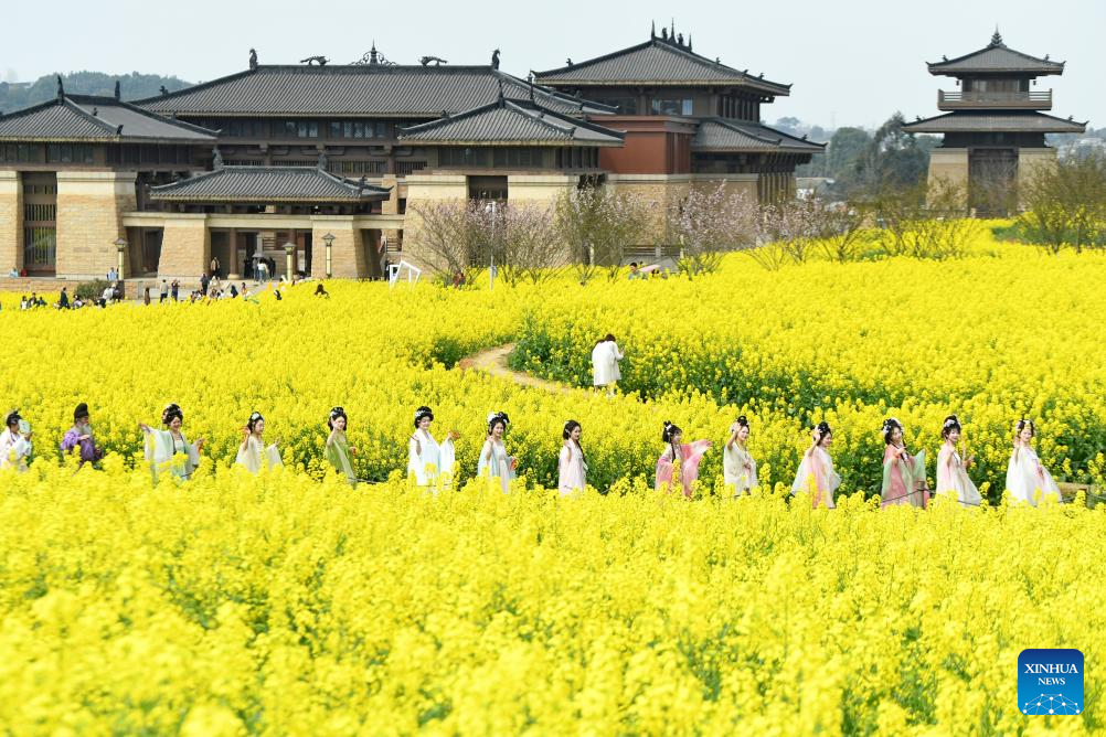 Spring scenery across China