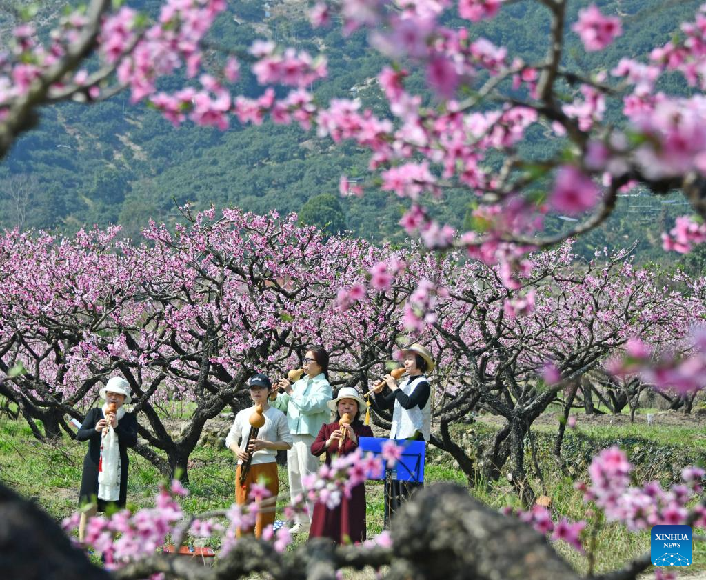 Spring scenery across China