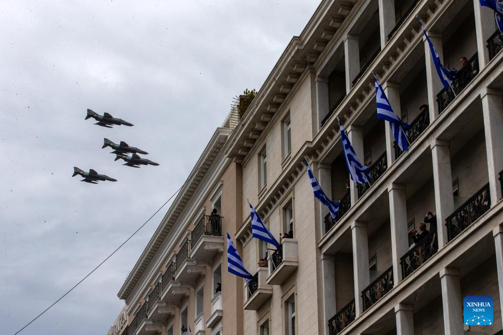 Greece commemorates Independence Day with military parade