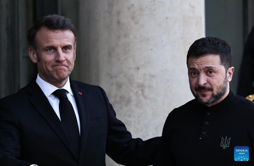 Macron announces additional 2 bln euros in aid for Ukraine