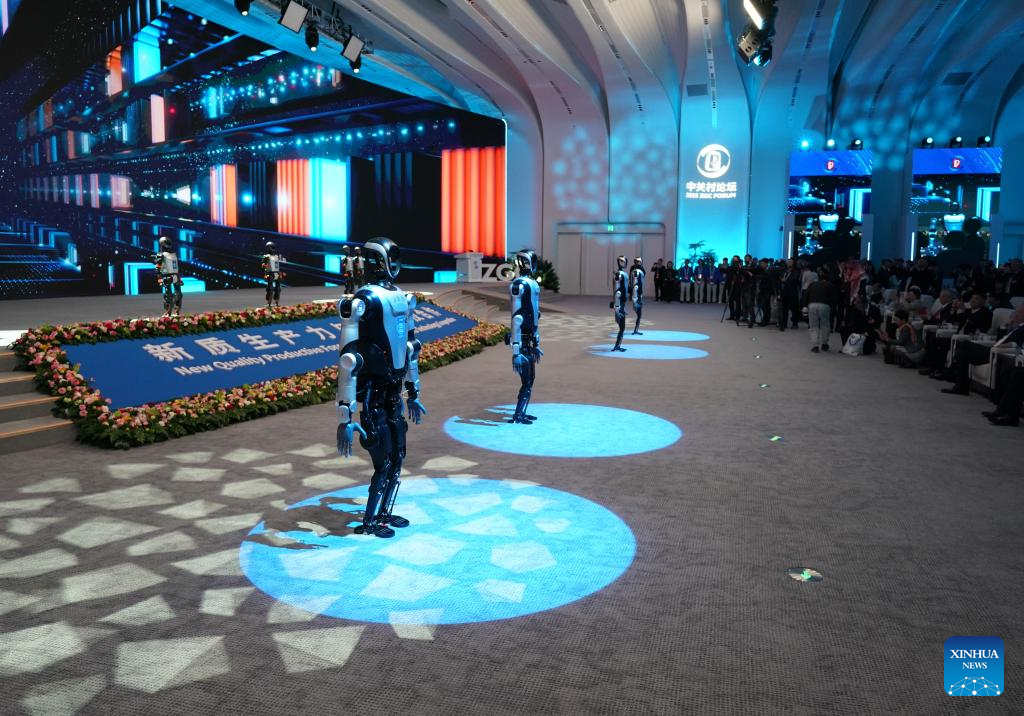 Humanoid robots shine at 2025 Zhongguancun Forum