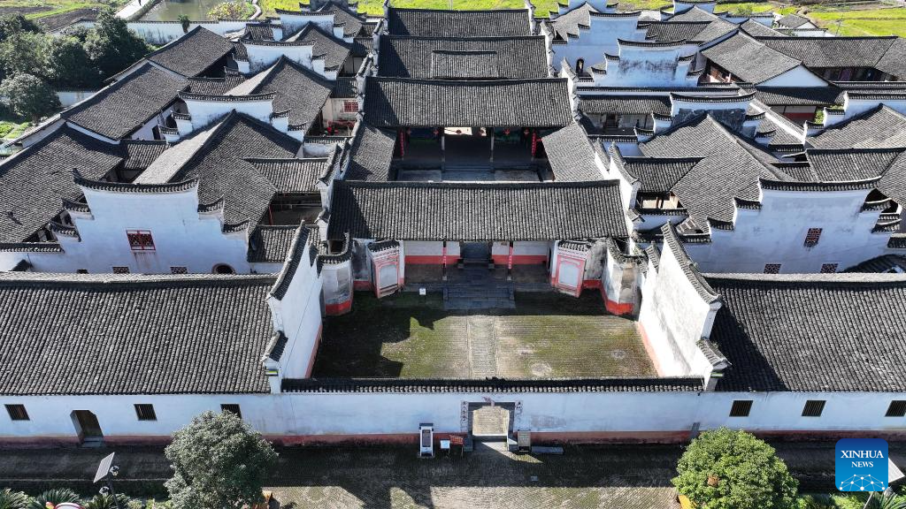 View of traditional ancient dwellings in China's Hunan