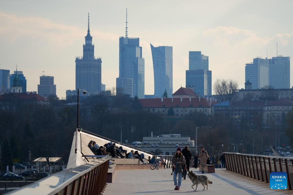 City view of Warsaw, Poland
