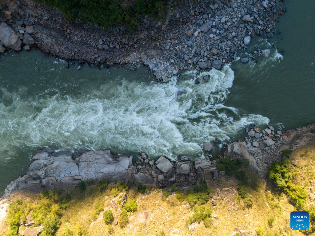 View of Nujiang River in China's Yunnan