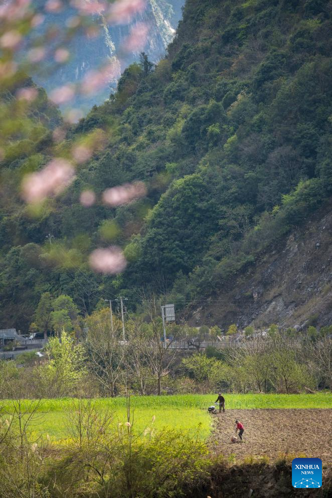 View of Nujiang River in China's Yunnan