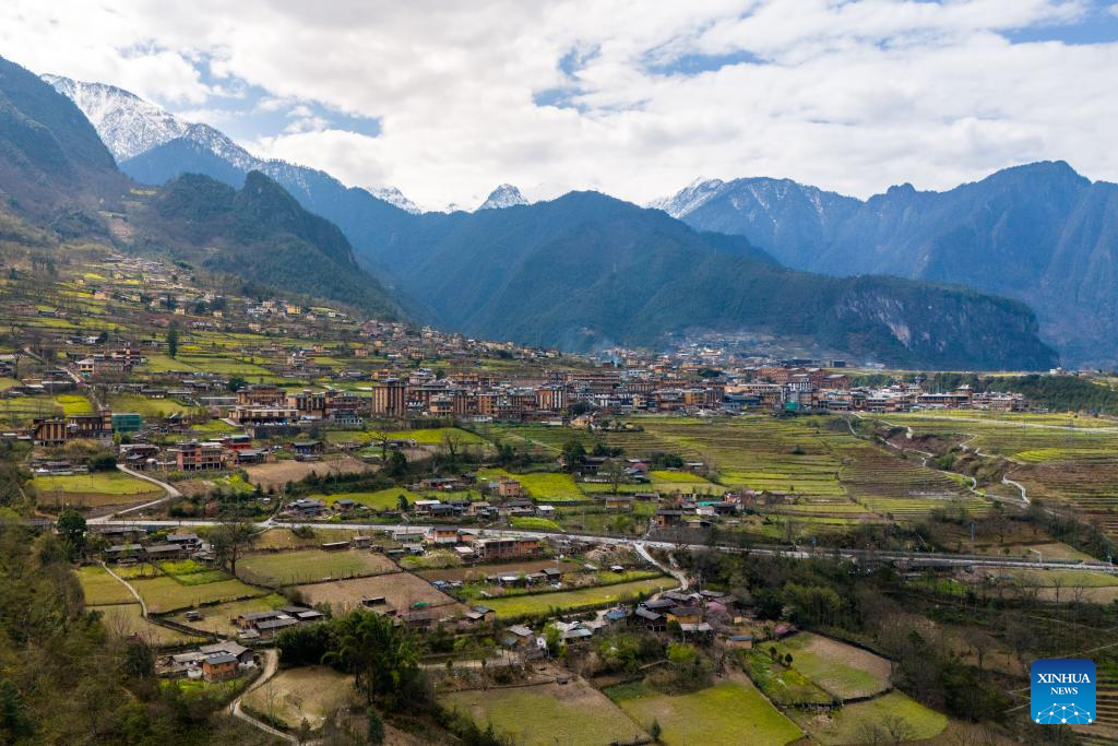 View of Nujiang River in China's Yunnan