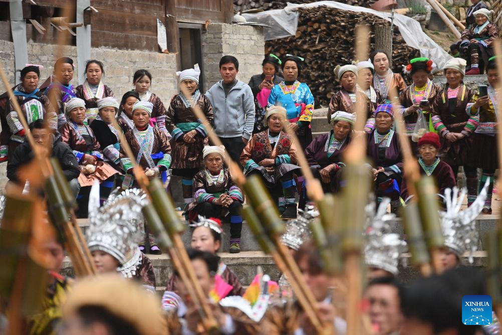 Wuying Village in south China's Guangxi promotes inheritance, development of ethnic culture