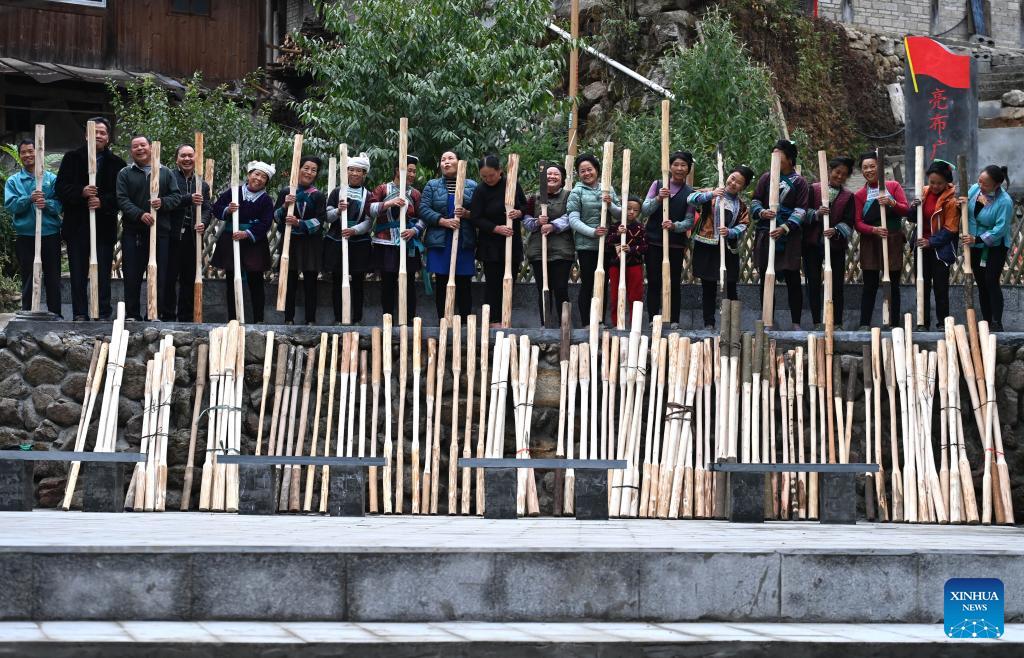 Wuying Village in south China's Guangxi promotes inheritance, development of ethnic culture