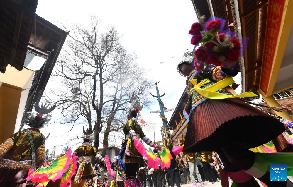 Wuying Village in south China's Guangxi promotes inheritance, development of ethnic culture