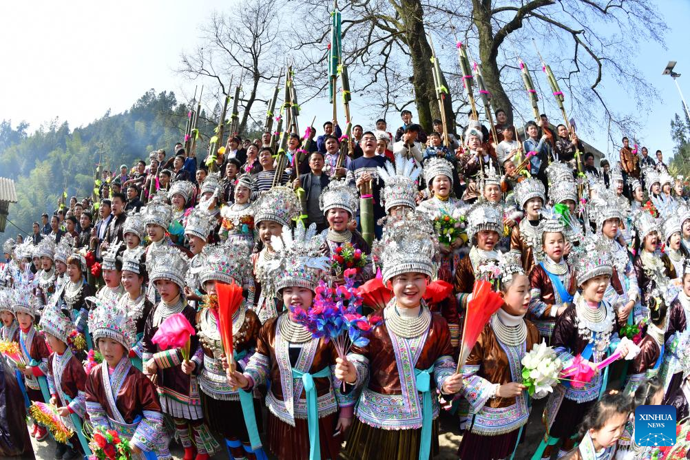 Wuying Village in south China's Guangxi promotes inheritance, development of ethnic culture