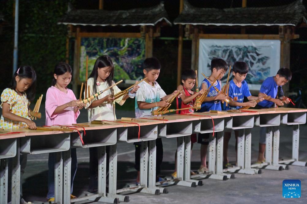 Wuying Village in south China's Guangxi promotes inheritance, development of ethnic culture
