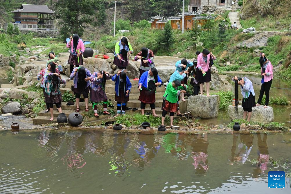 Wuying Village in south China's Guangxi promotes inheritance, development of ethnic culture