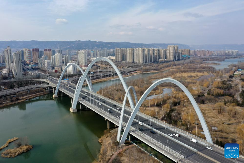 City view of Taiyuan, China's Shanxi