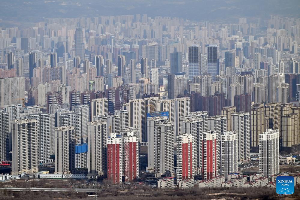 City view of Taiyuan, China's Shanxi