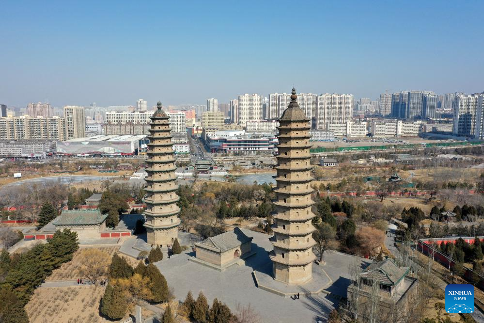 City view of Taiyuan, China's Shanxi