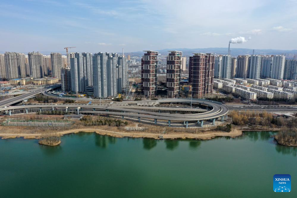 City view of Taiyuan, China's Shanxi