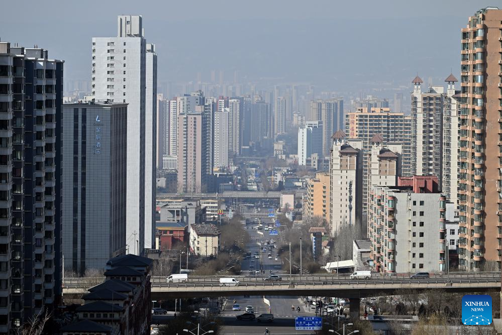 City view of Taiyuan, China's Shanxi