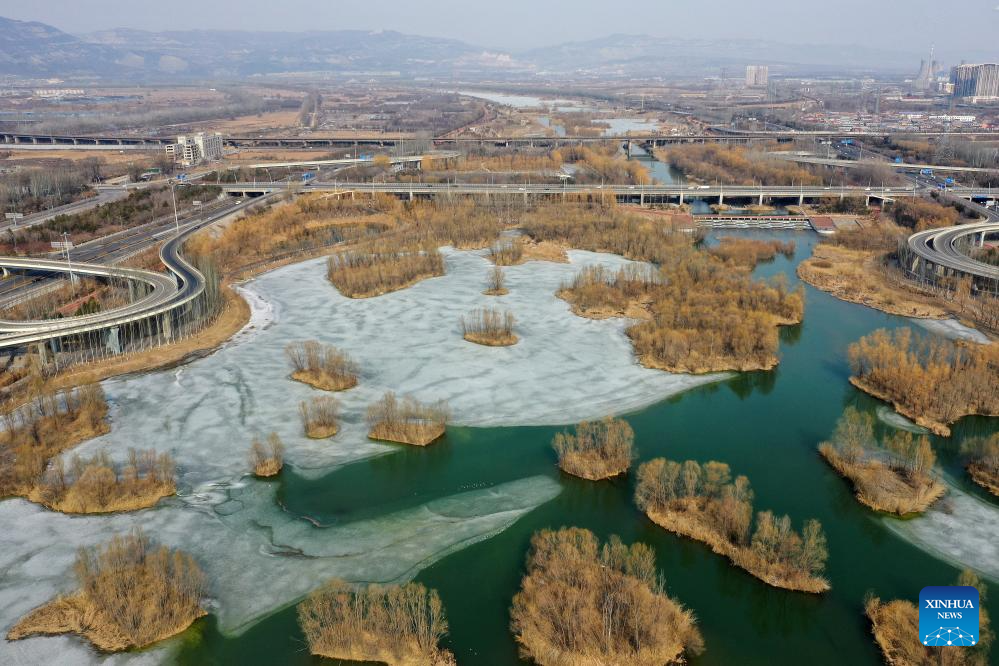 City view of Taiyuan, China's Shanxi