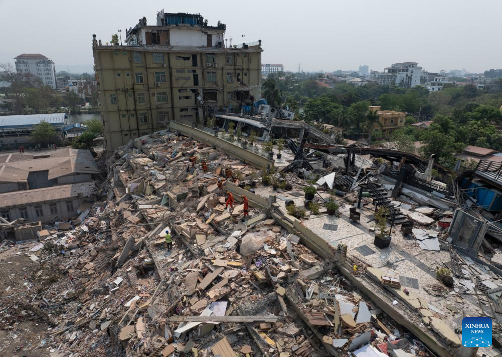 Rescuers from Chinese mainland, Hong Kong join hands in quake-rattled Myanmar