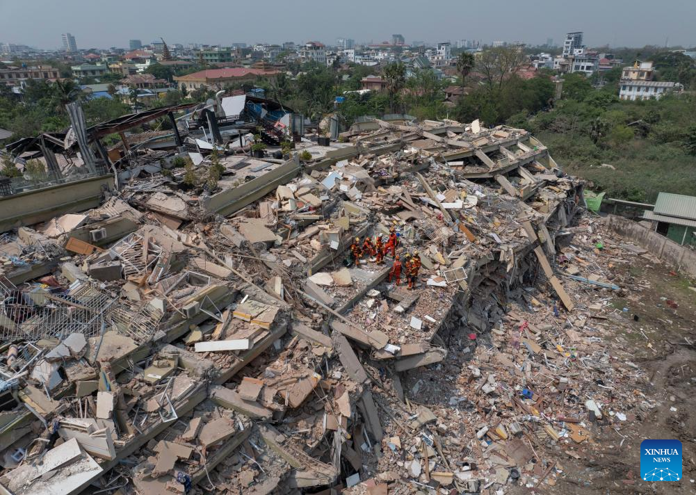 Rescuers from Chinese mainland, Hong Kong join hands in quake-rattled Myanmar
