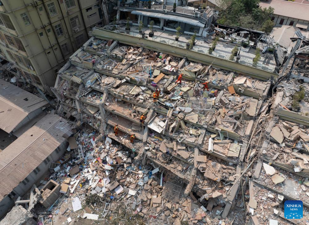 Rescuers from Chinese mainland, Hong Kong join hands in quake-rattled Myanmar